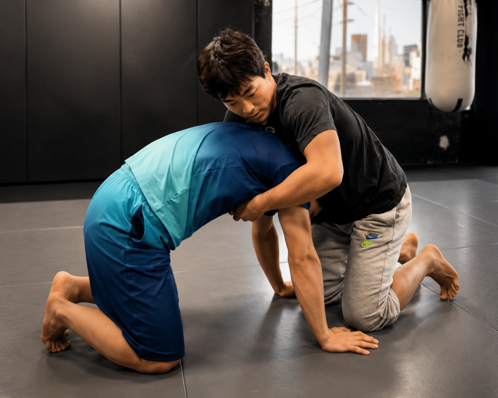 Wrestling class at Hitters Fight Club Toronto